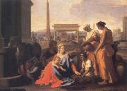 Nicolas Poussin The Holy Family in Egypt oil painting on canvas